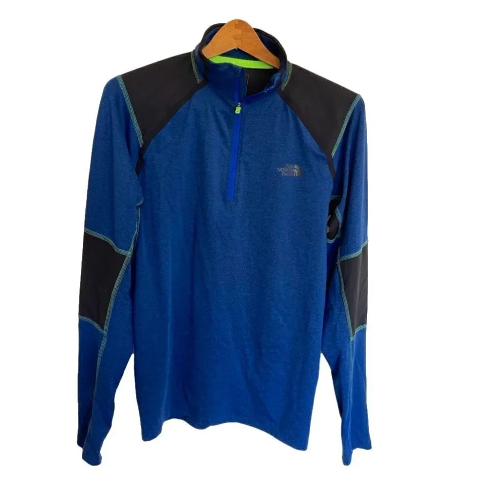 NORTH Face Medium Pullover 1/4 Zip Flashdry XD Size Small Mens